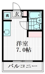 サンハイム中延の物件間取画像